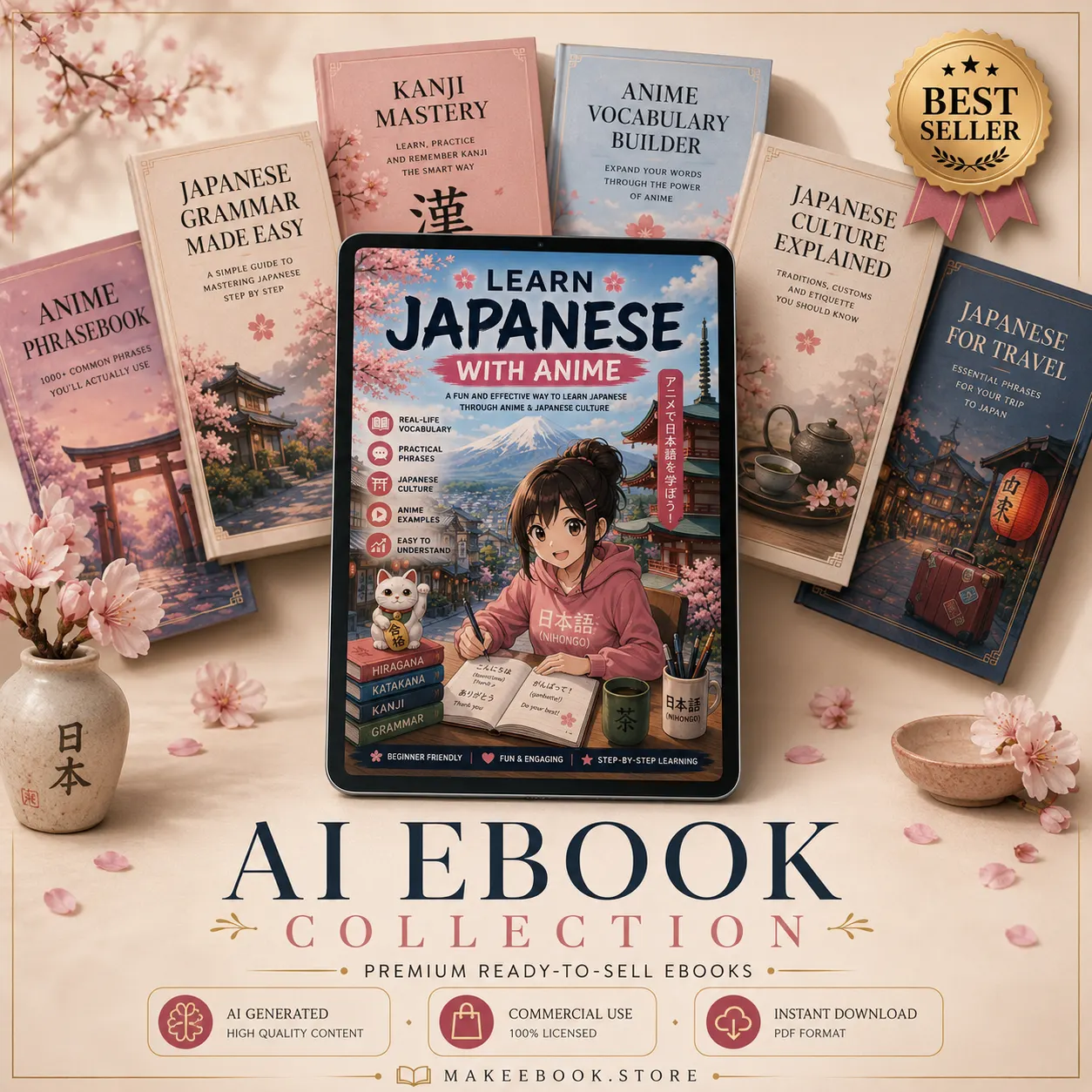 Learn Japanese with Anime eBook cover