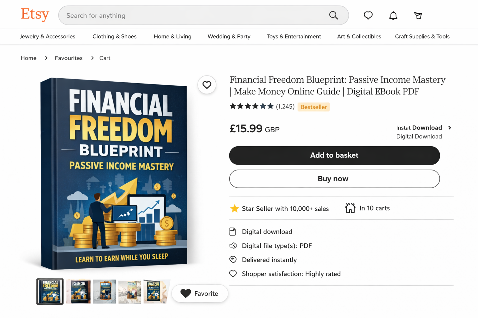 Etsy ebook product preview