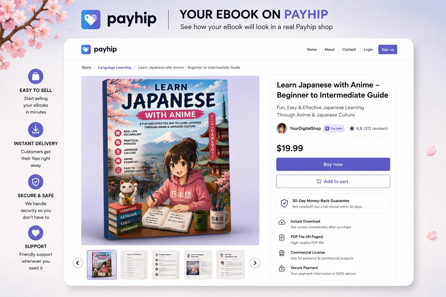 Payhip preview
