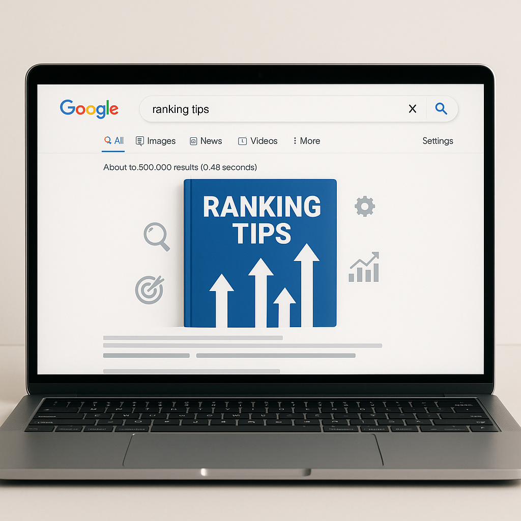 ebook google ranking tips illustration