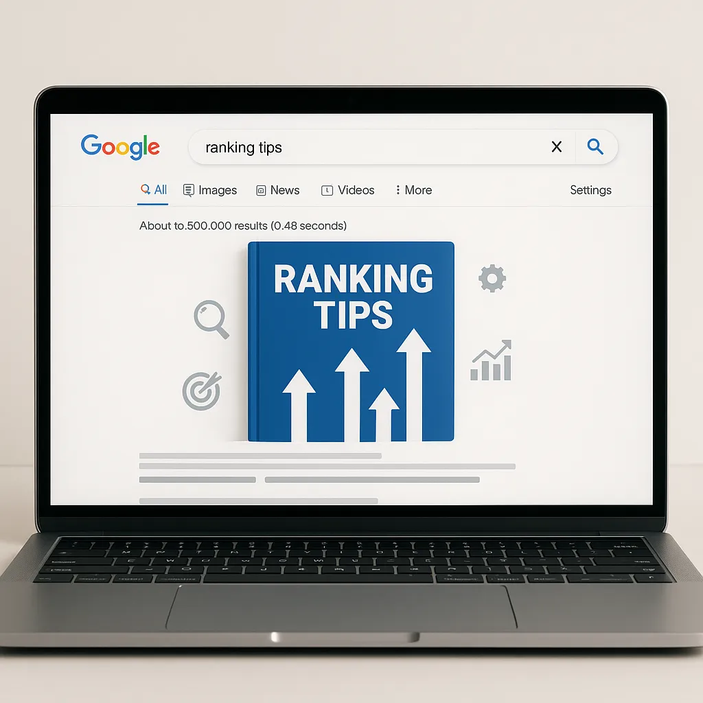 ebook google ranking tips illustration