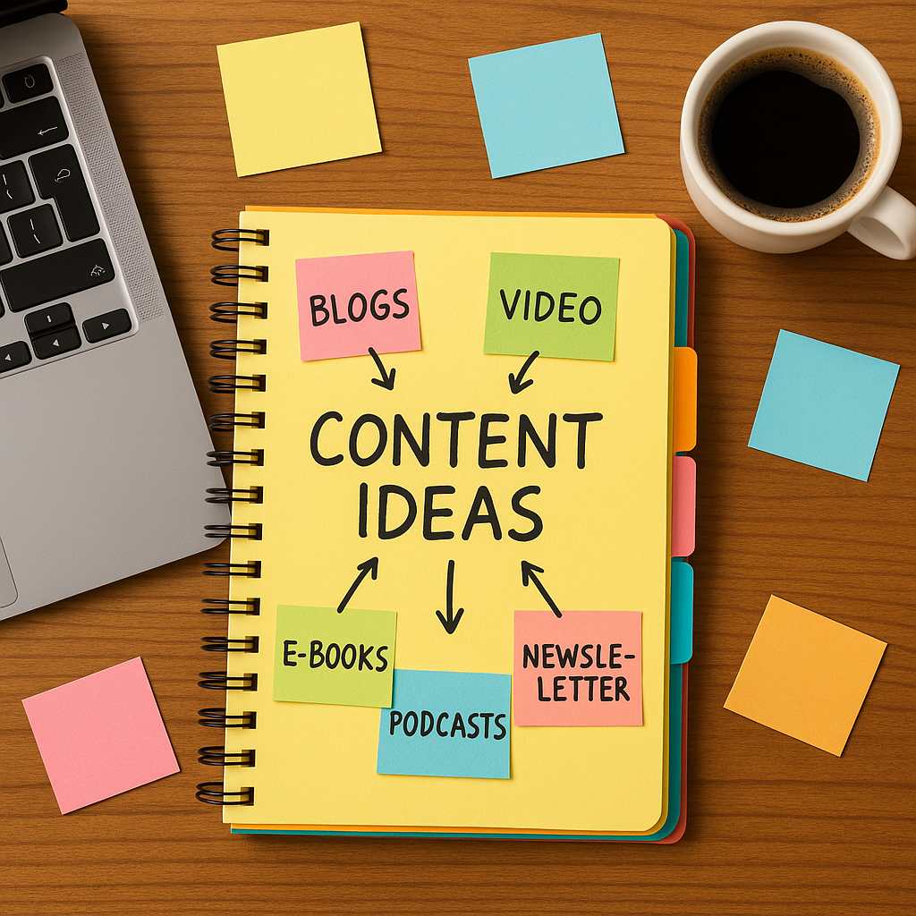 ebook content ideas list illustration